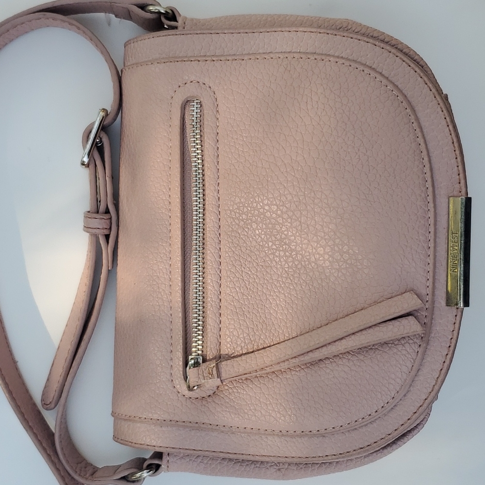 Nine West Mauve pink crossbody purse